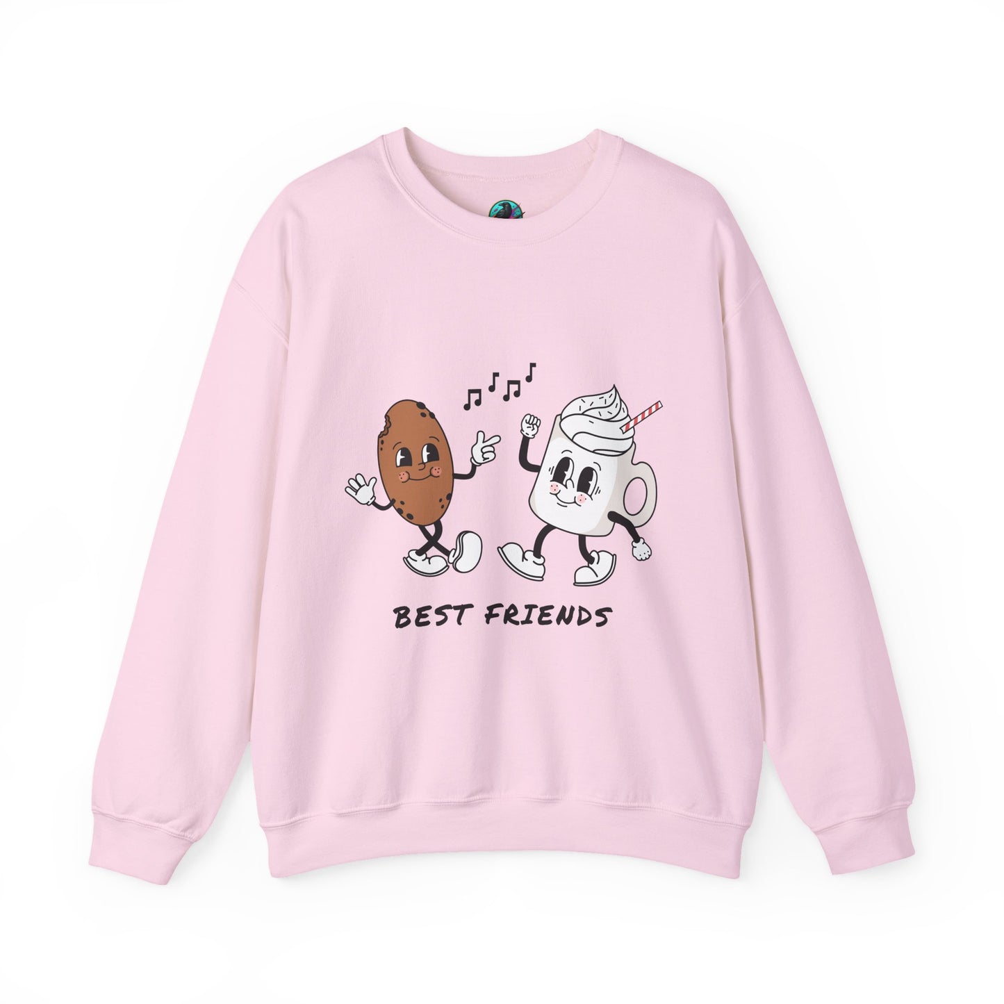 Best Friends Crewneck Sweatshirt, Cute Gift for Friends, Cozy Unisex Sweatshirt, Casual Layering Top, Friendship Apparel