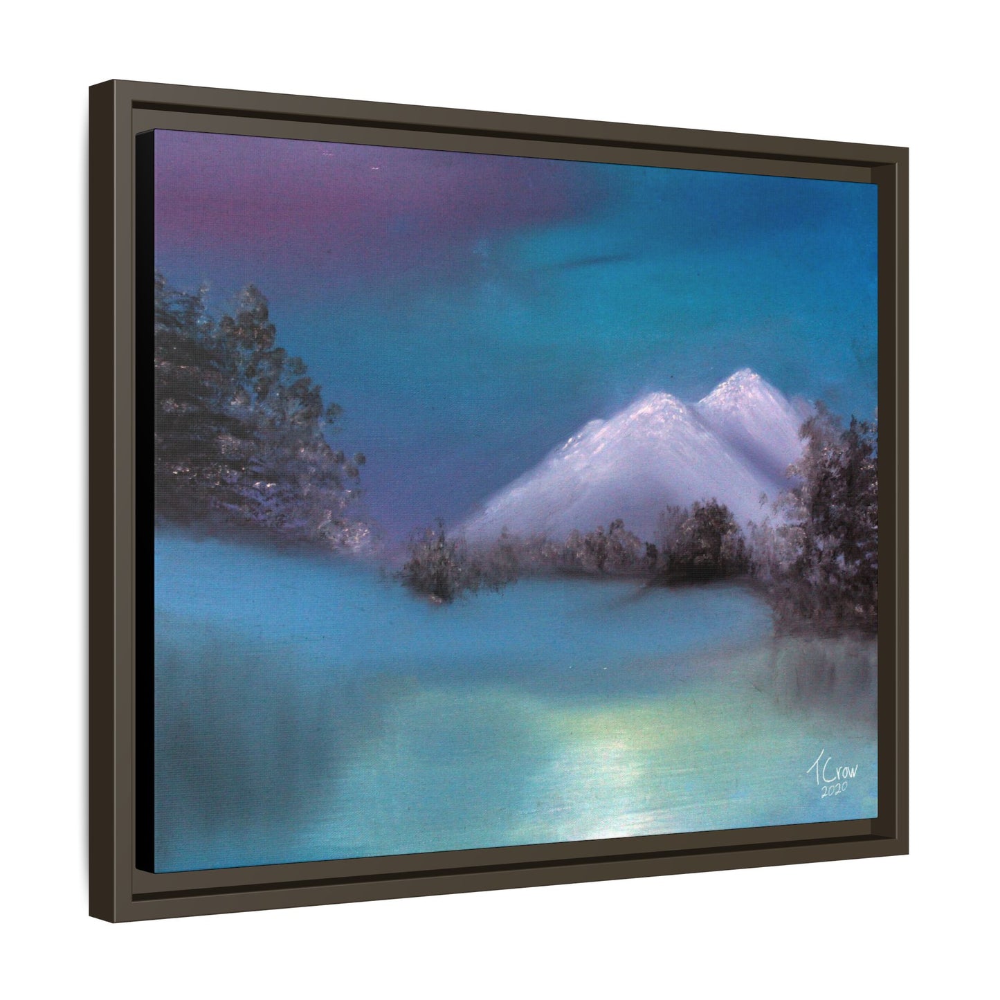 Winter's Light - Framed Canvas Print