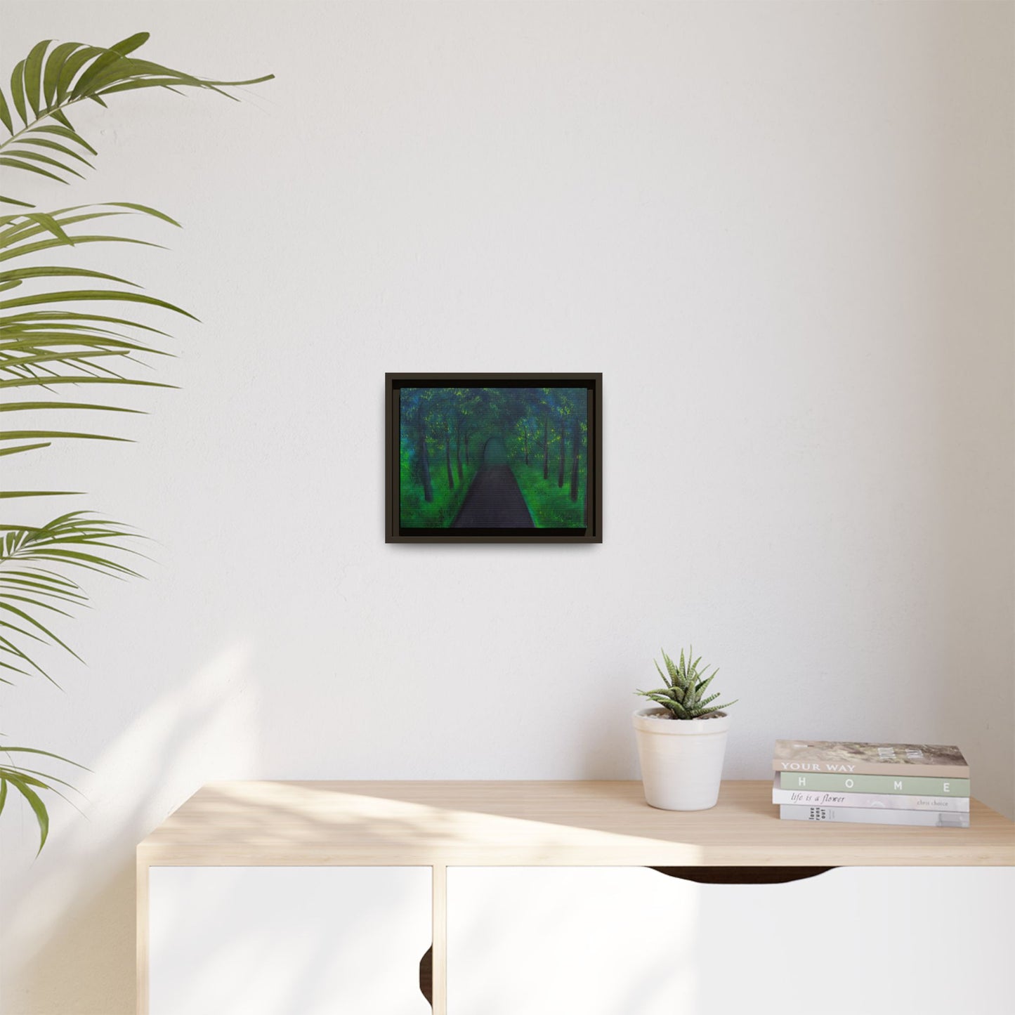 Mystical Forest - Framed Canvas Print