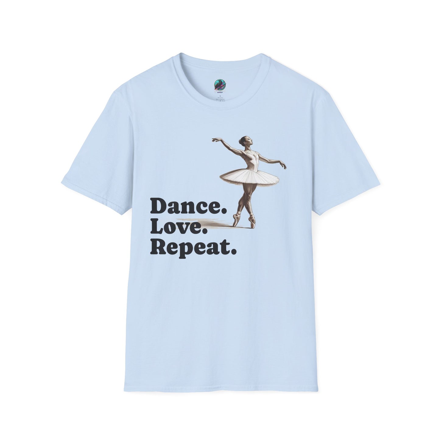 Dance. Love. Repeat. Ballerina Tee