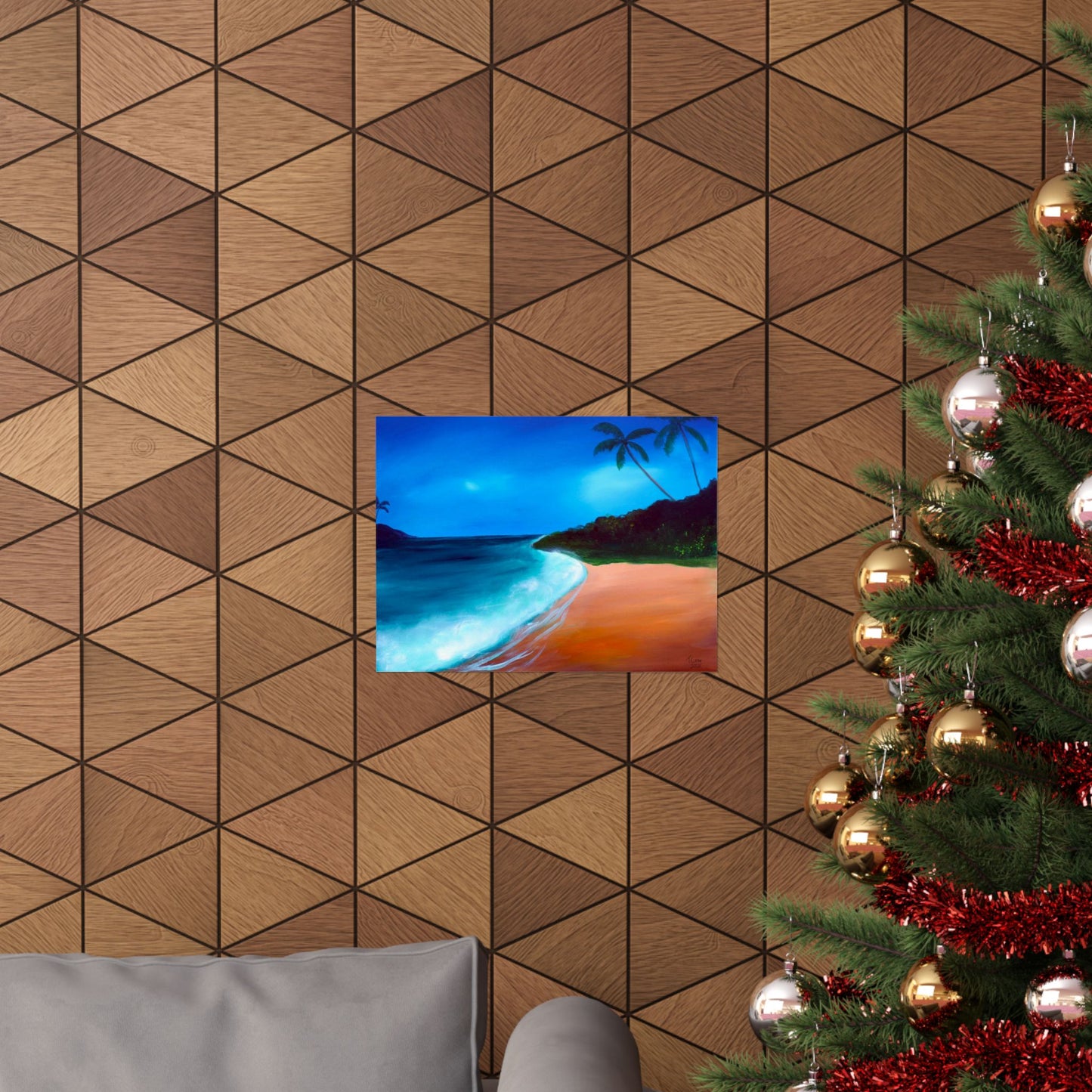 Sunlit Tide - Matte Poster Print