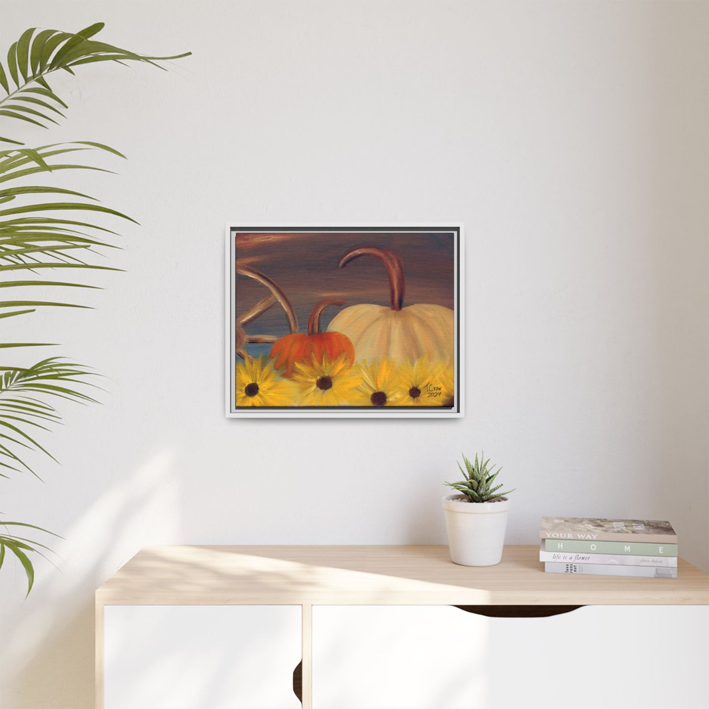 Golden Harvest - Framed Canvas Print