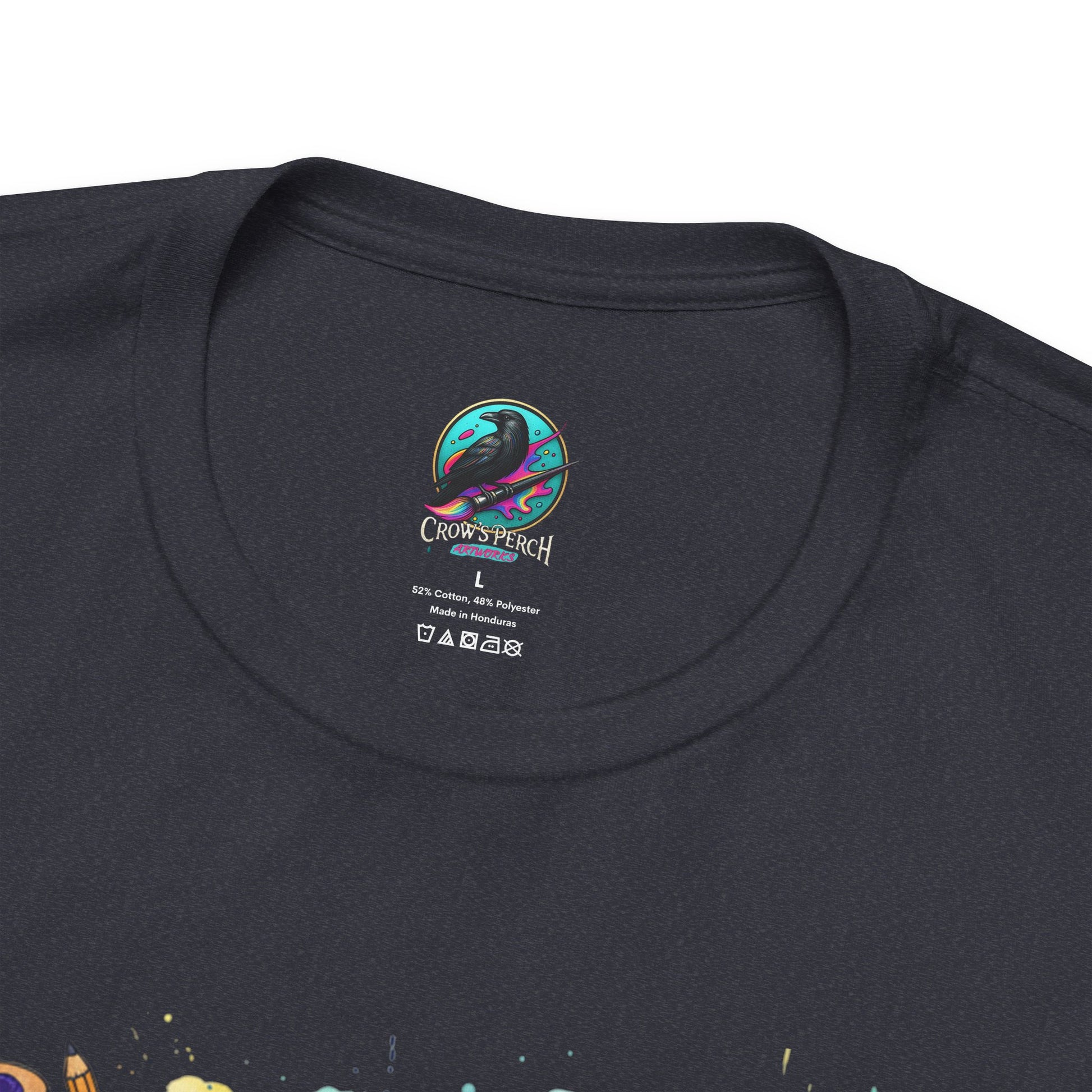 Professional Overthinker T-Shirt - Colorful Watercolor Graphic Tee Printify