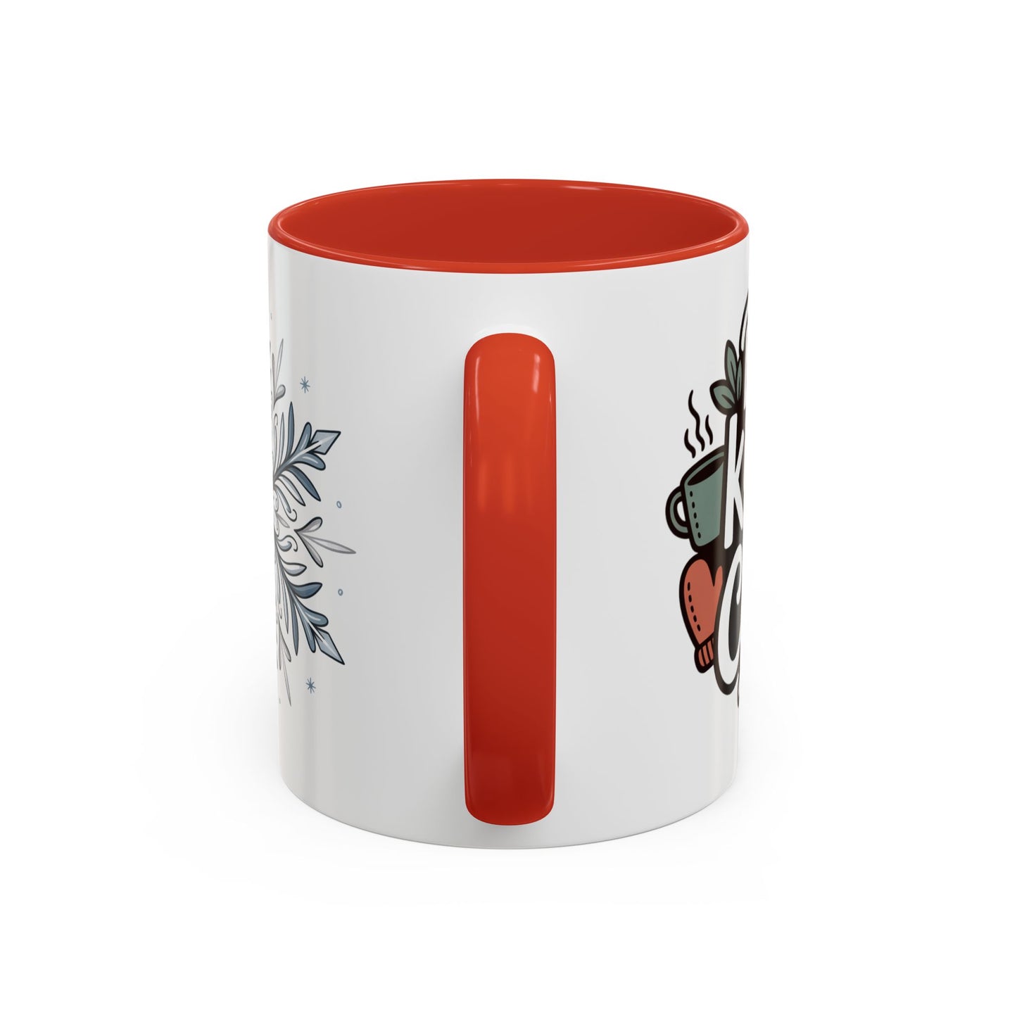 Cozy Winter Accent Coffee Mug - Perfect Gift for Hot Beverage Lovers, Seasonal Decor, Snowflake Design, Winter Mug, Holiday Cheer