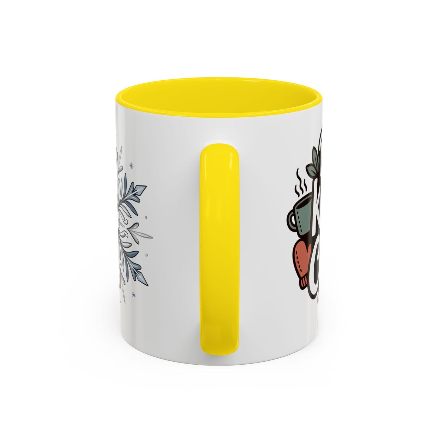 Cozy Winter Accent Coffee Mug - Perfect Gift for Hot Beverage Lovers, Seasonal Decor, Snowflake Design, Winter Mug, Holiday Cheer