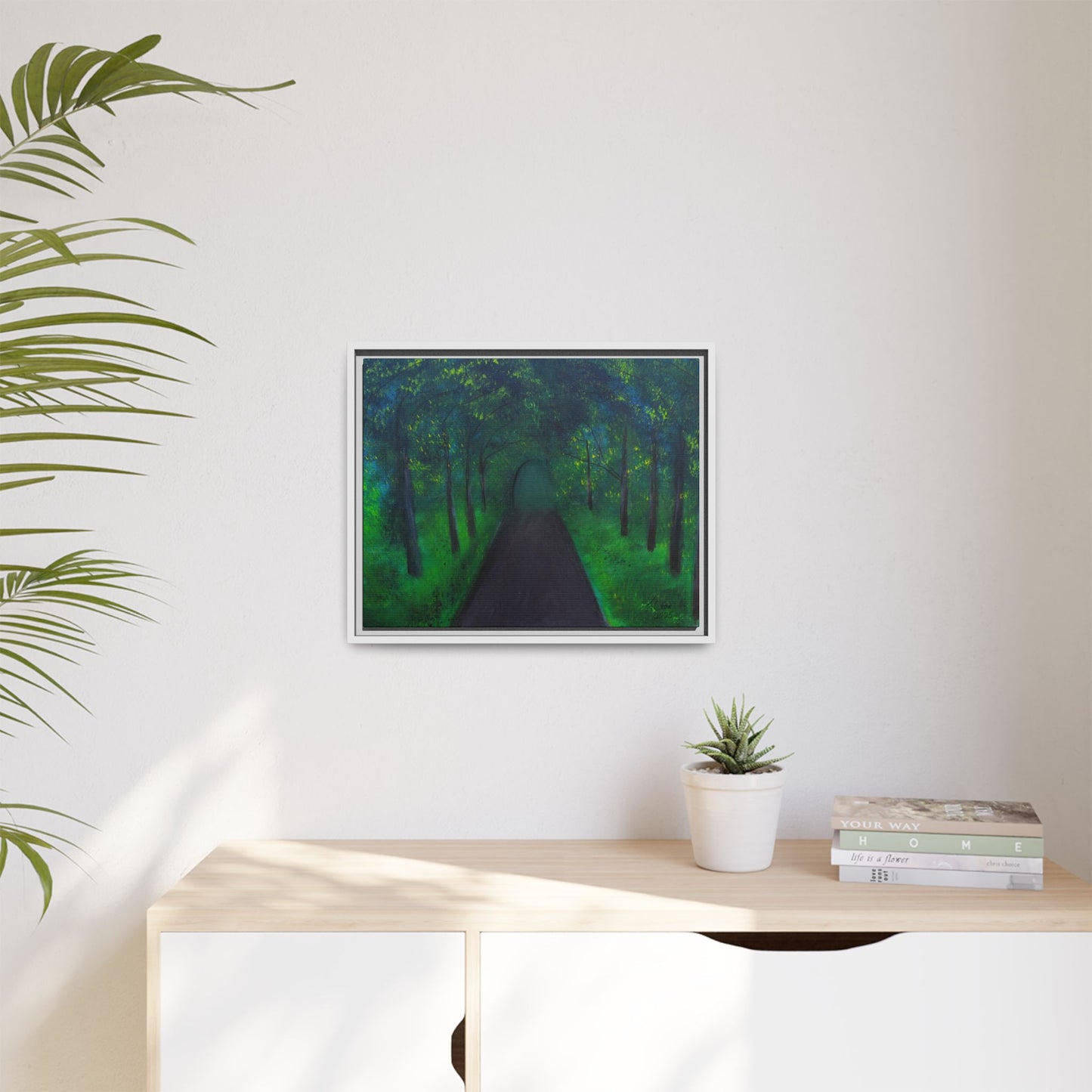 Mystical Forest - Framed Canvas Print