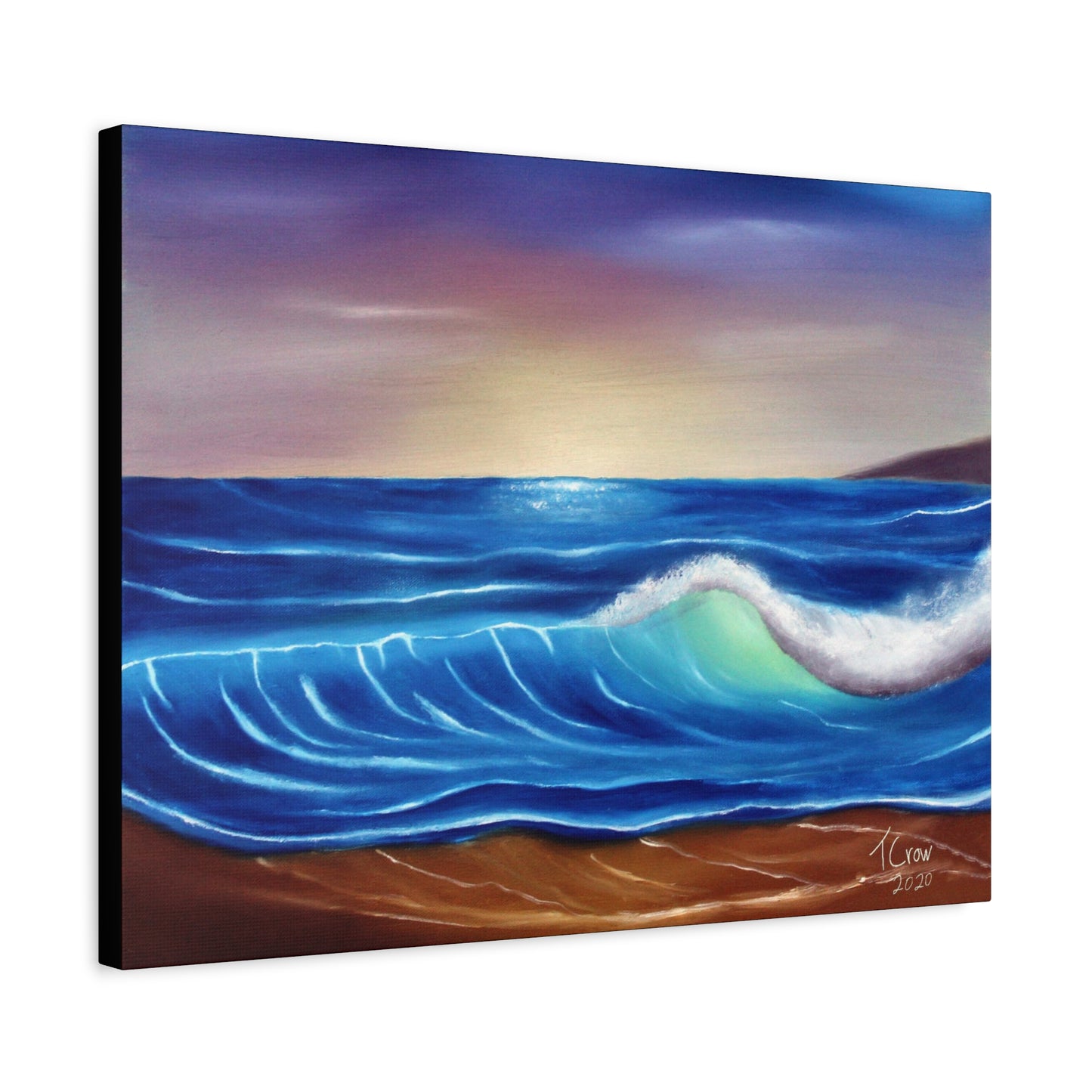 Ocean Wave Art Canvas Print - Coastal Decor for Beach Lovers