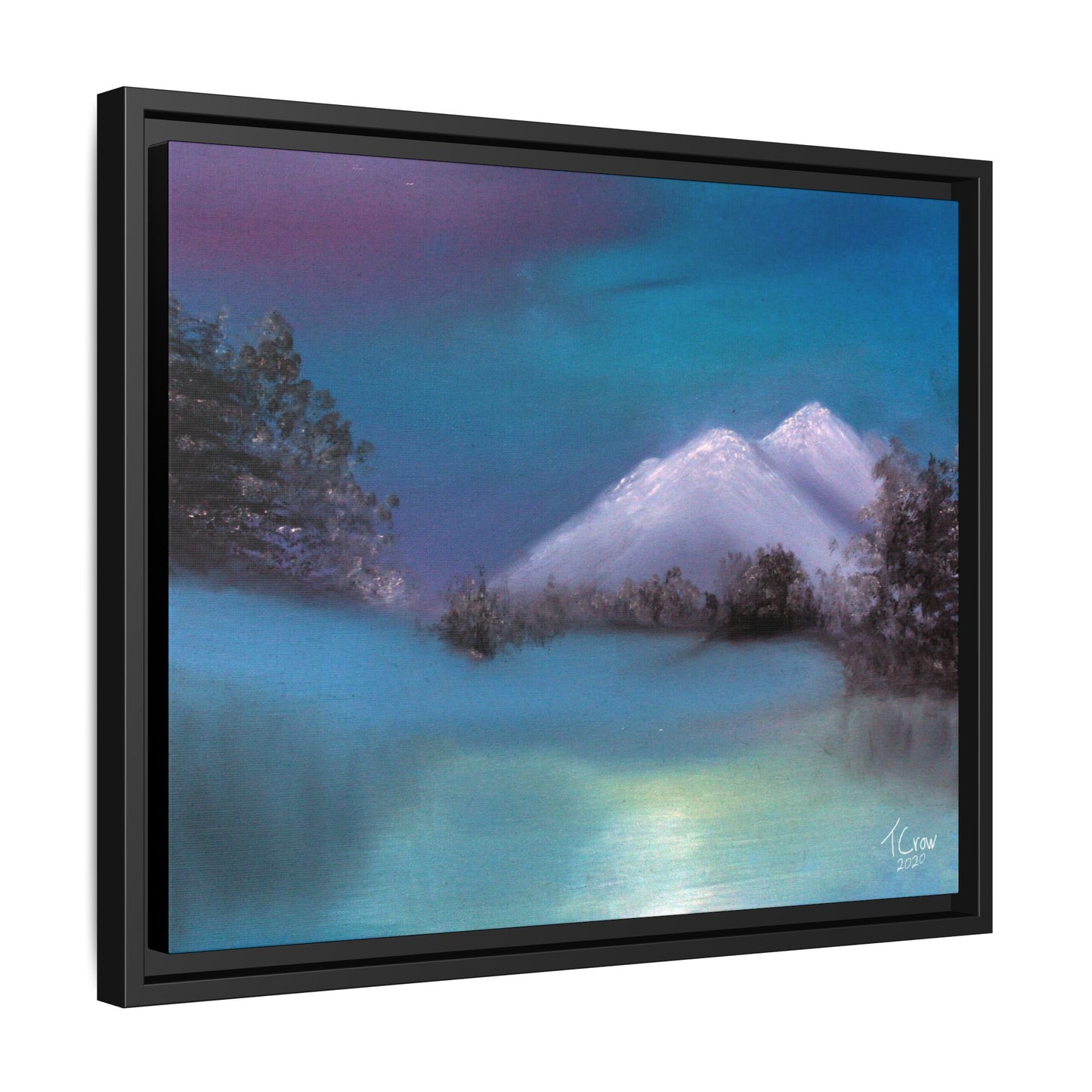 Winter's Light - Framed Canvas Print