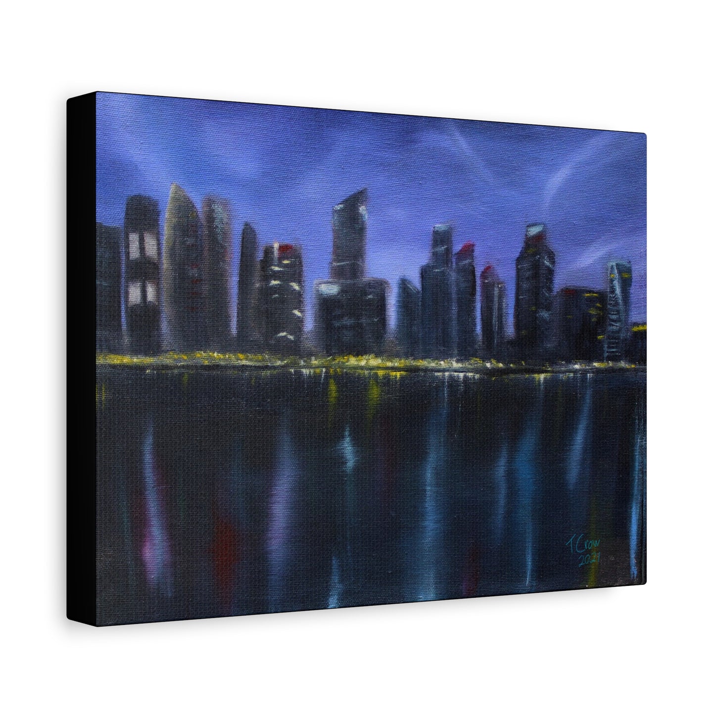Cityscape Canvas Wall Art - Urban Skyline Decor