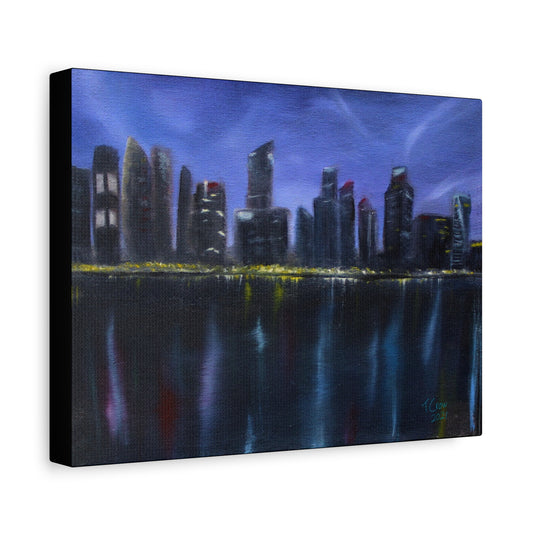 Cityscape Canvas Wall Art - Urban Skyline Decor