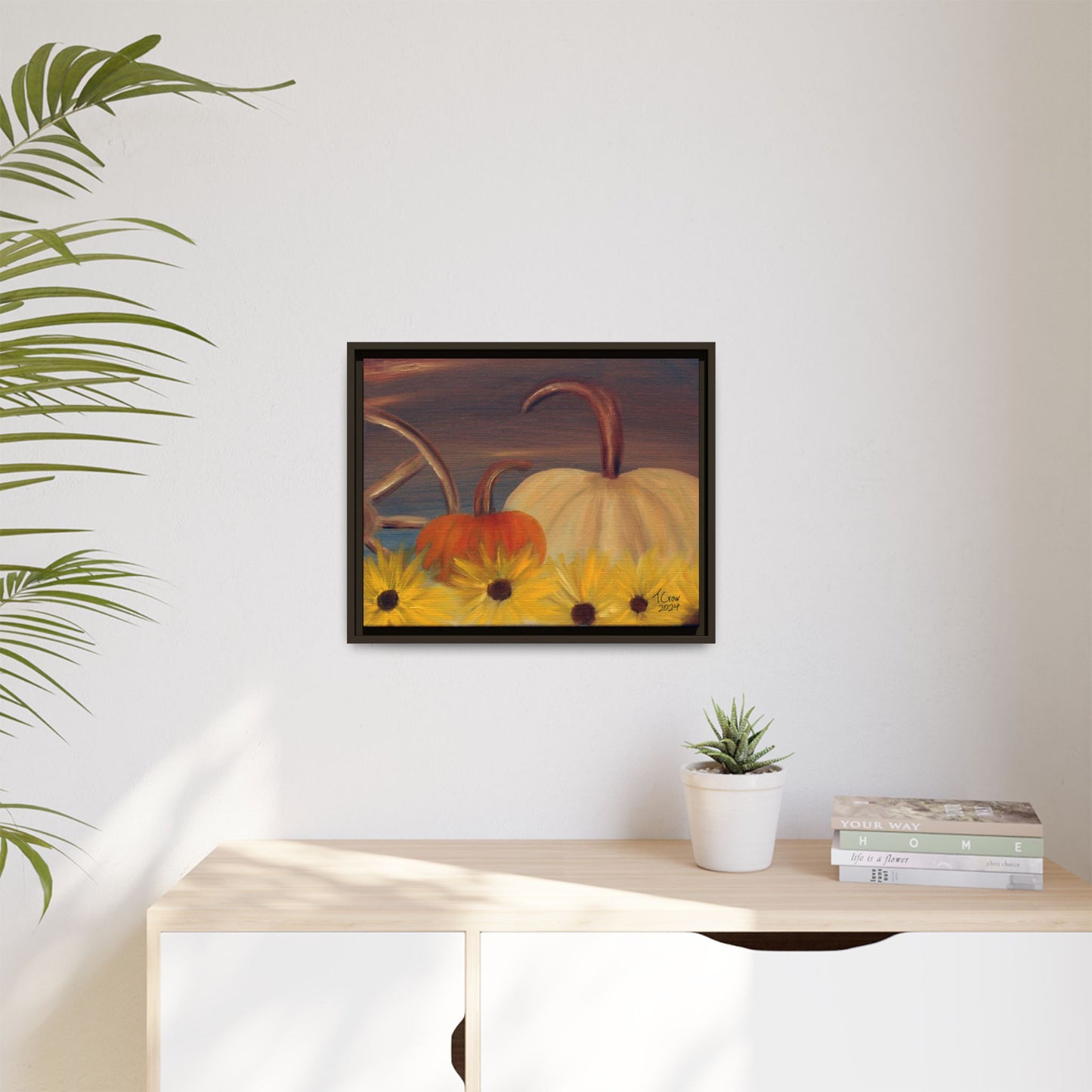 Golden Harvest - Framed Canvas Print