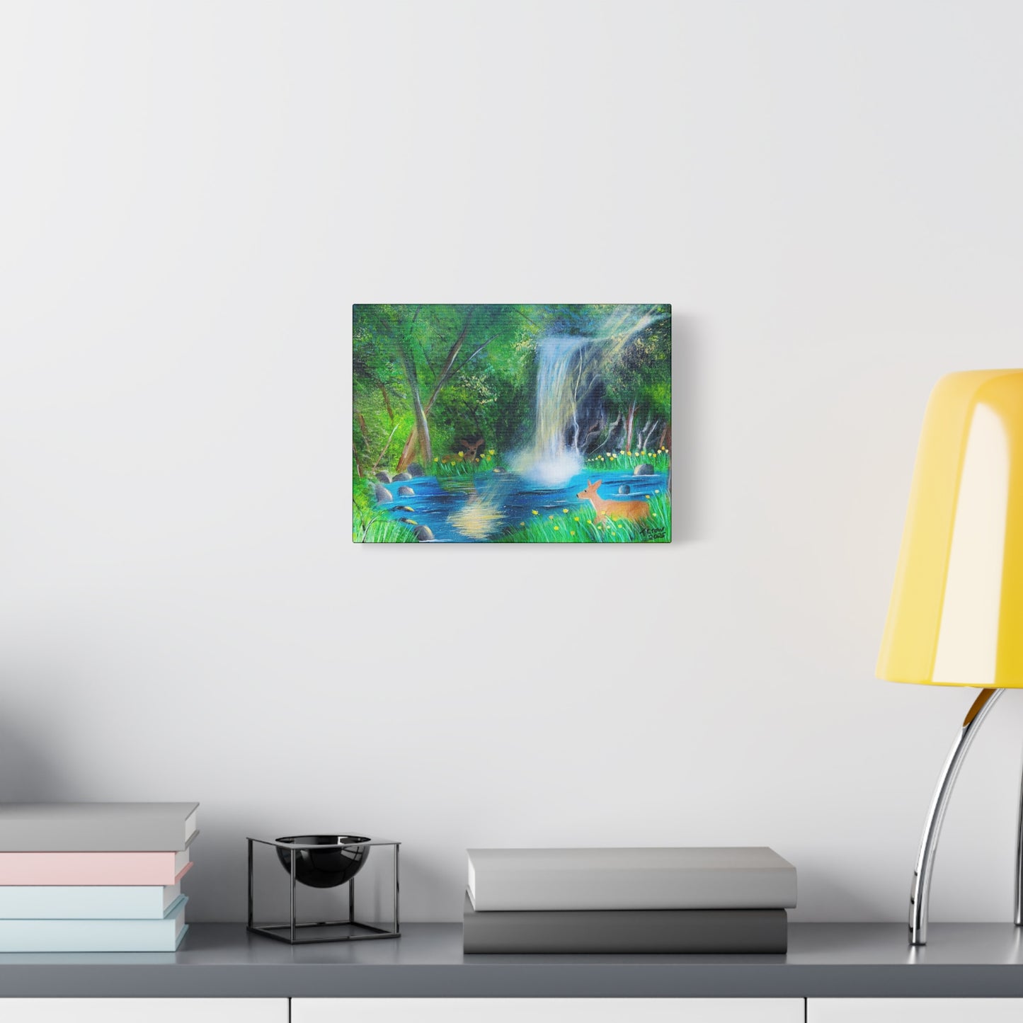 Serene Escape Canvas Print, Serene Landscape Art, Forest Decor, Tranquil Home Wall Art, Gifts for Nature Lovers
