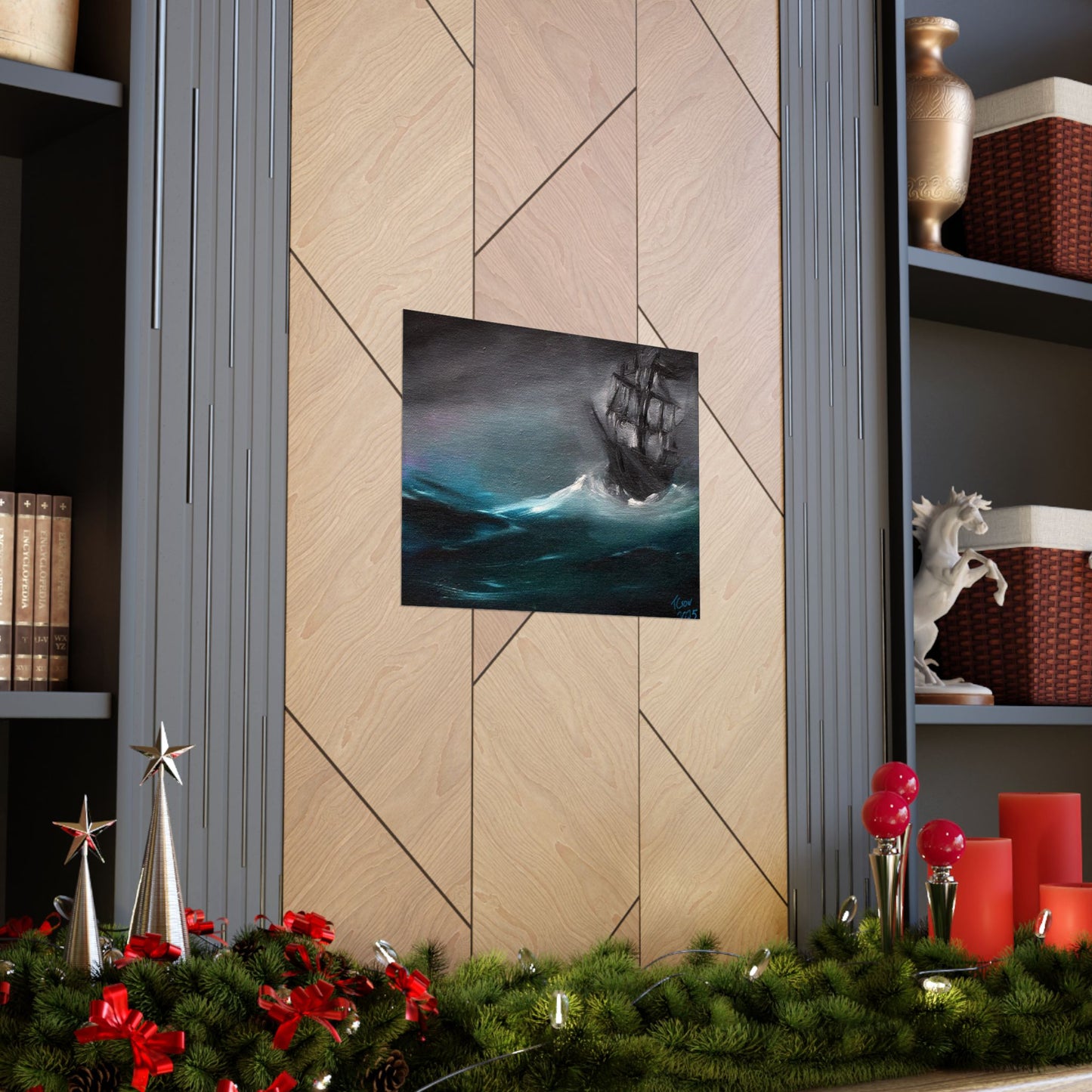 Stormy Seas - Matte Poster Print