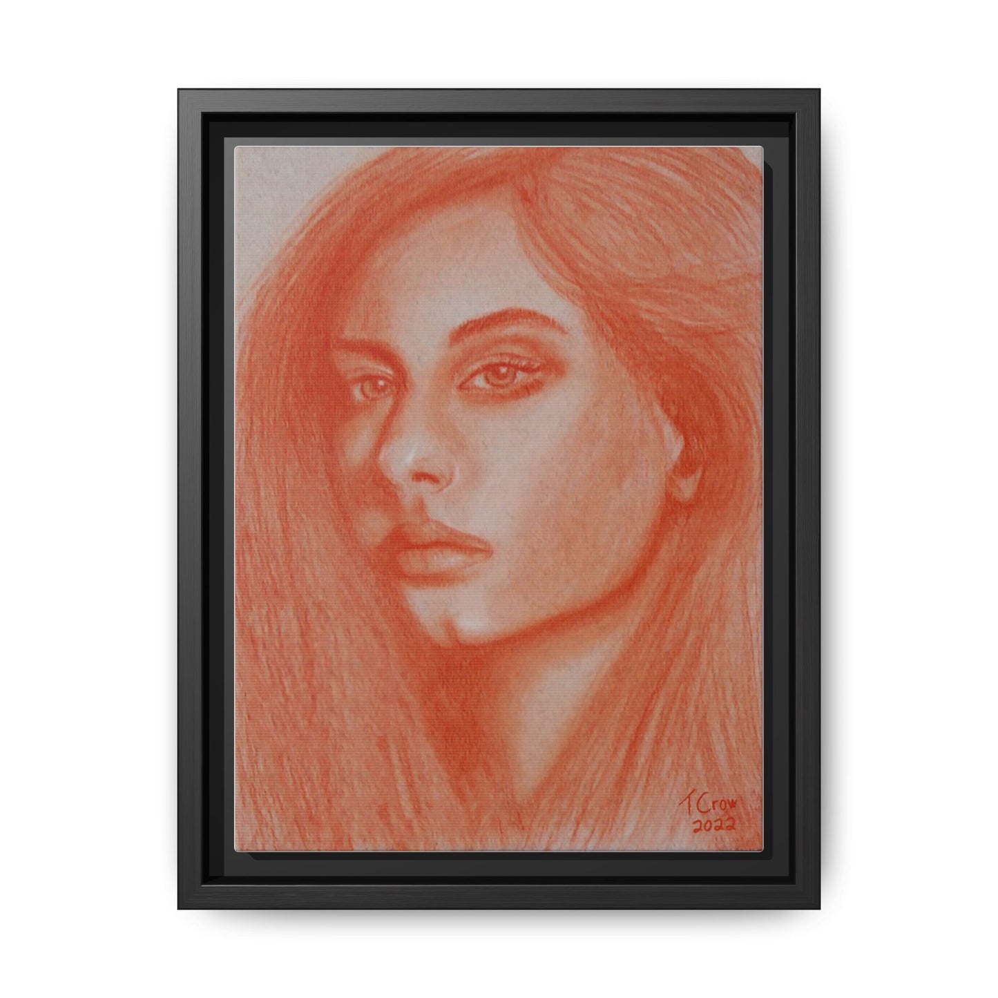 Artistic Framed Canvas - Portrait Wall Decor