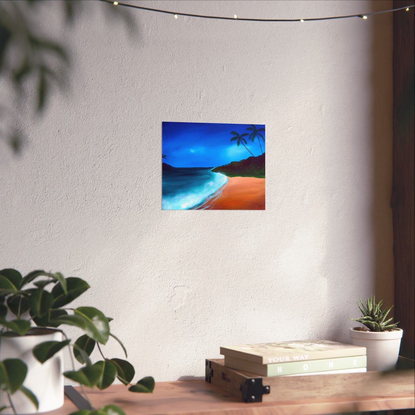 Sunlit Tide - Matte Poster Print