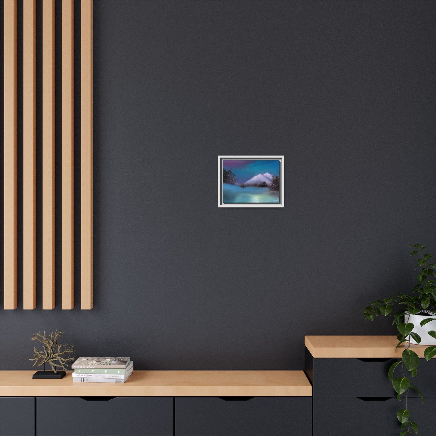 Winter's Light - Framed Canvas Print