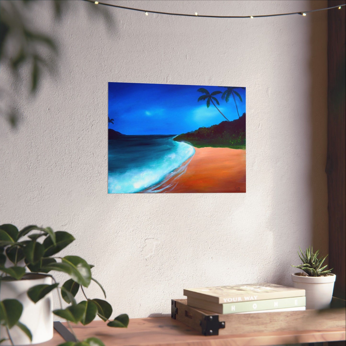 Sunlit Tide - Matte Poster Print