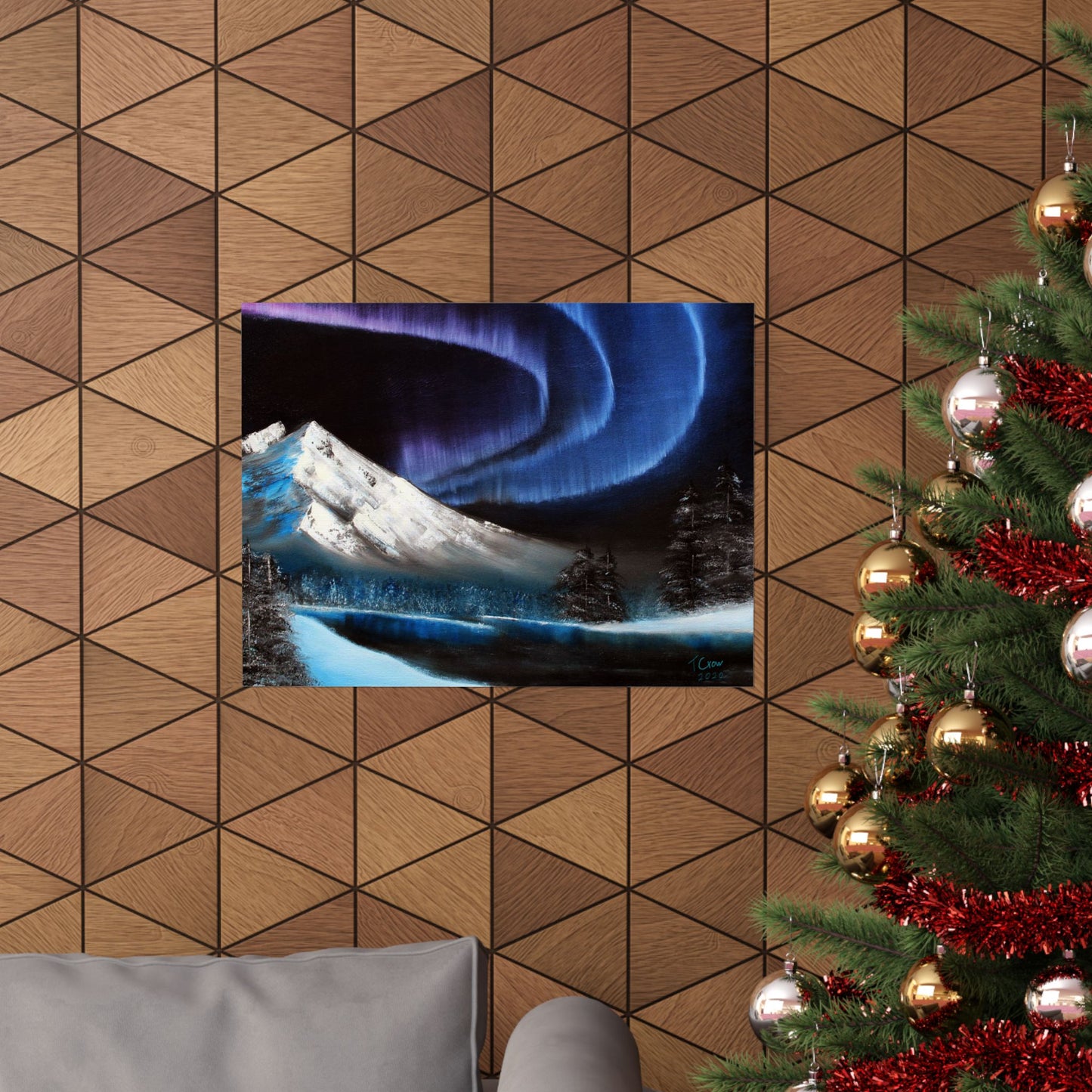 Beneath the Violet Sky - Matte Poster Print