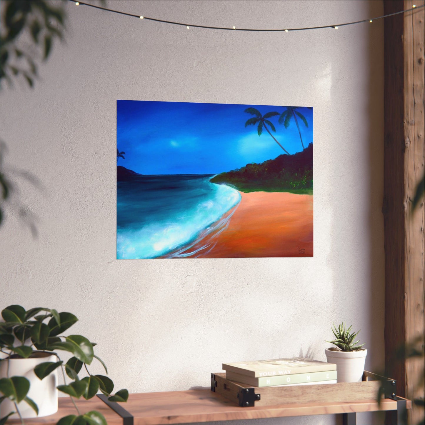 Sunlit Tide - Matte Poster Print