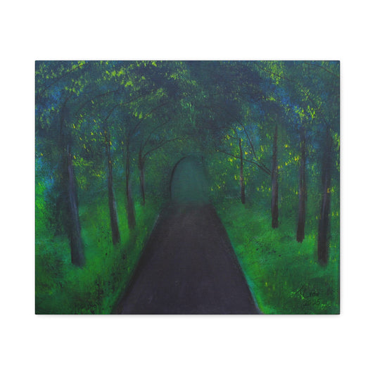 Mystical Forest Canvas Art - Stretched Matte Artwork for Home Decor