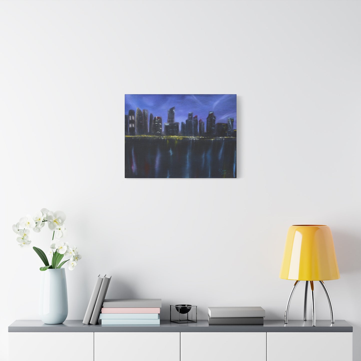 Cityscape Canvas Wall Art - Urban Skyline Decor