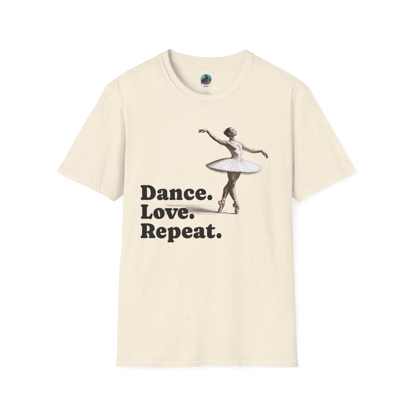 Dance. Love. Repeat. Ballerina Tee