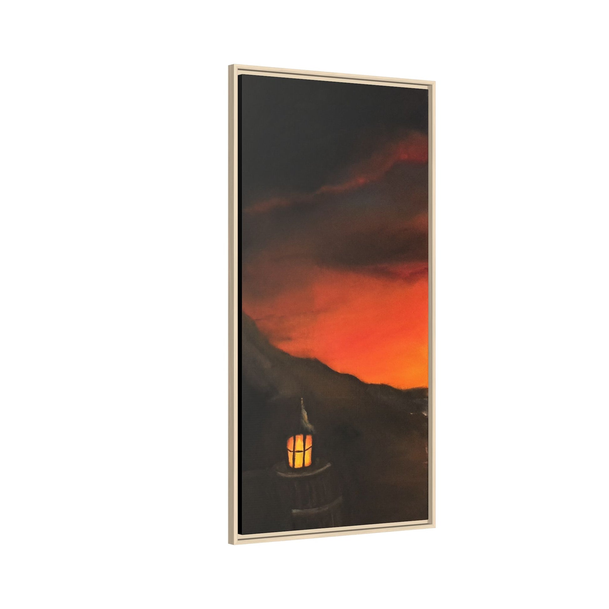 Pirate Ship Panel 1 - Framed Canvas Print Printify