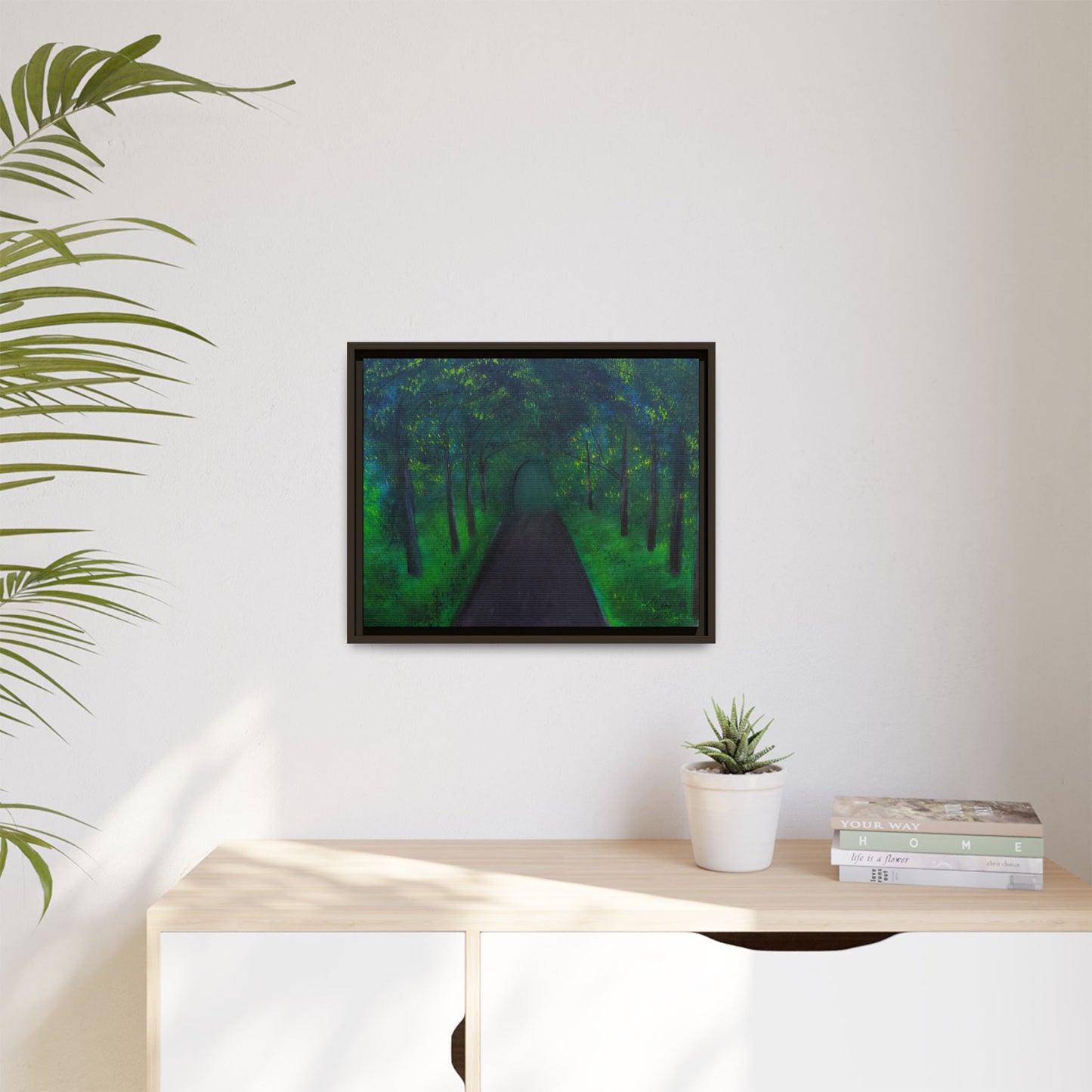 Mystical Forest - Framed Canvas Print