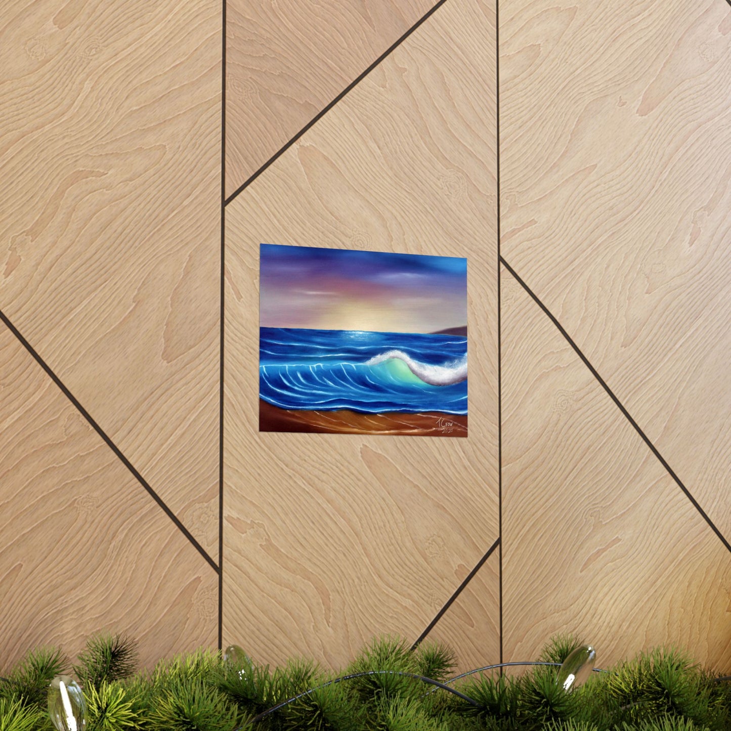 Ocean Wave - Matte Poster Print