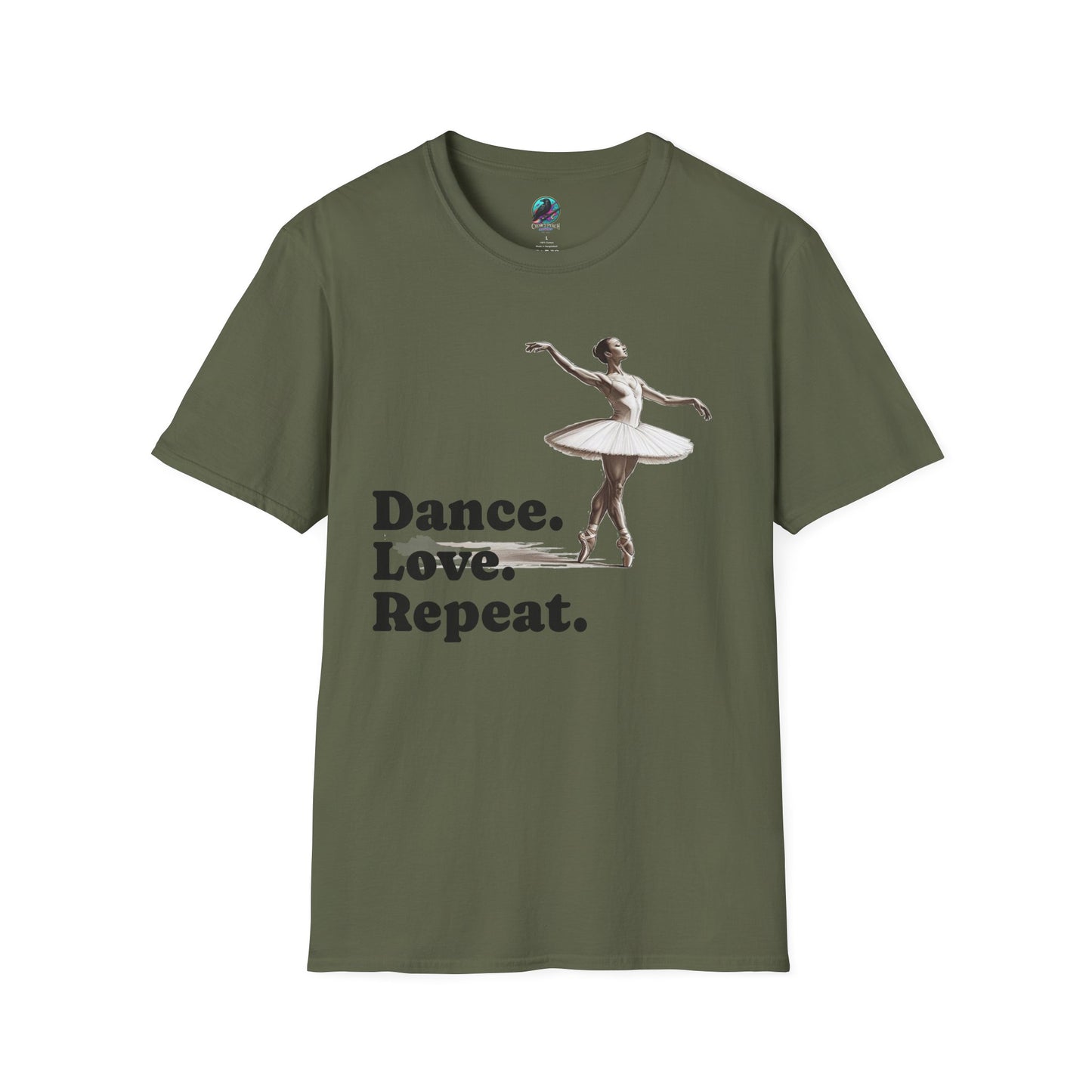 Dance. Love. Repeat. Ballerina Tee