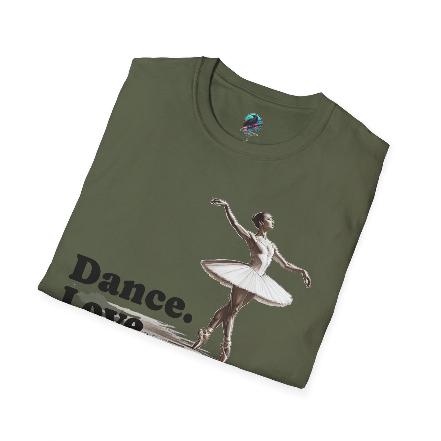 Dance. Love. Repeat. Ballerina Tee