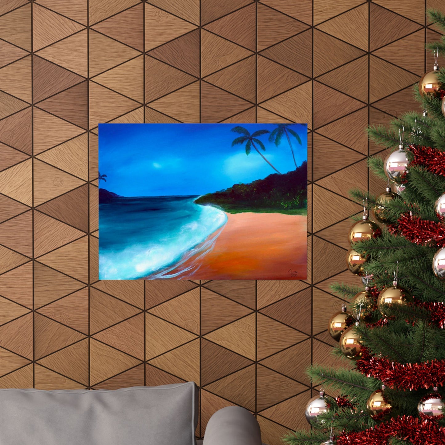 Sunlit Tide - Matte Poster Print