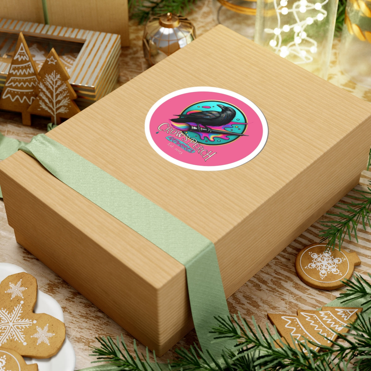 Crow's Perch Artworks Stickers | Perfect for Laptops, Notebooks, Gifts, Planner Decor, Creative Expression