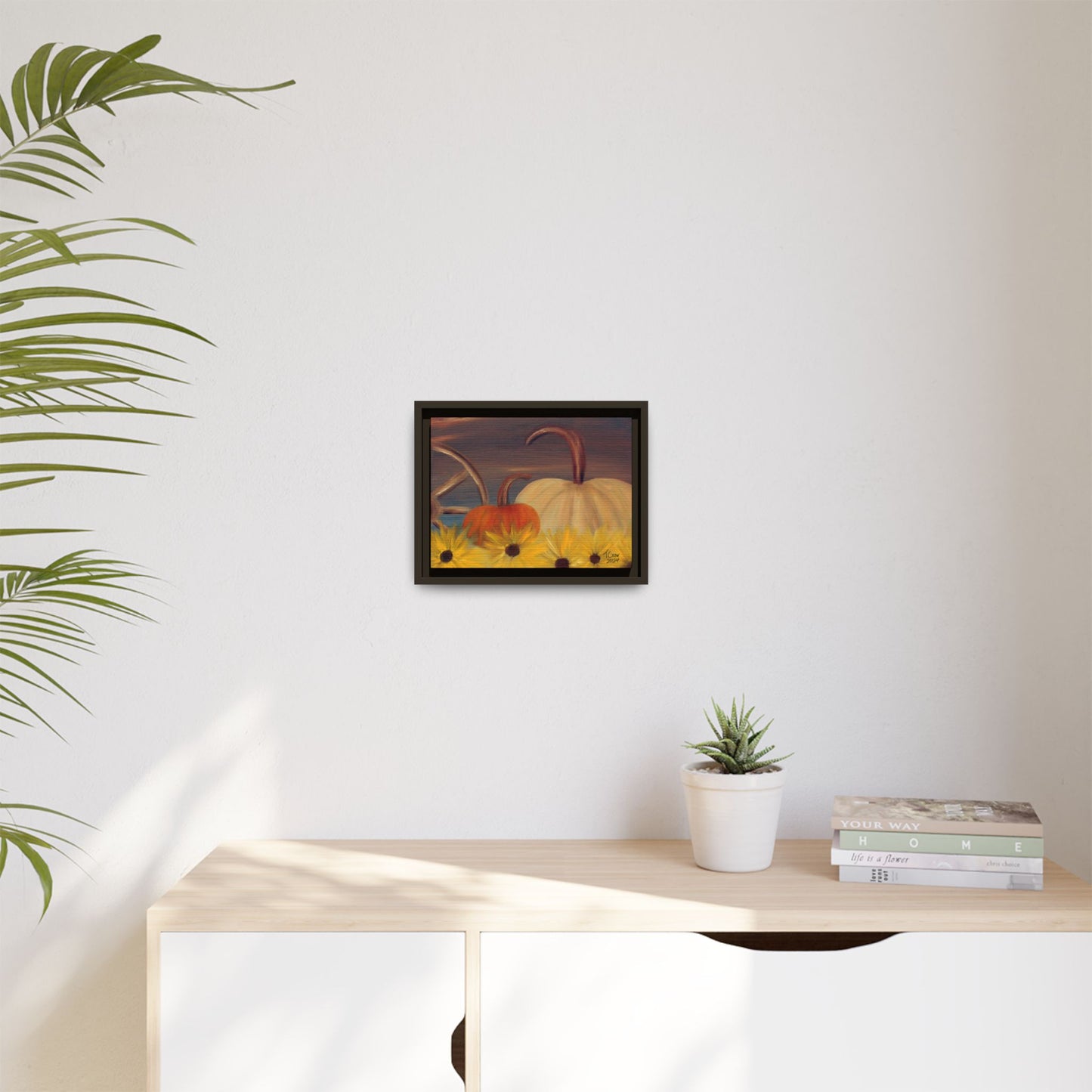 Golden Harvest - Framed Canvas Print