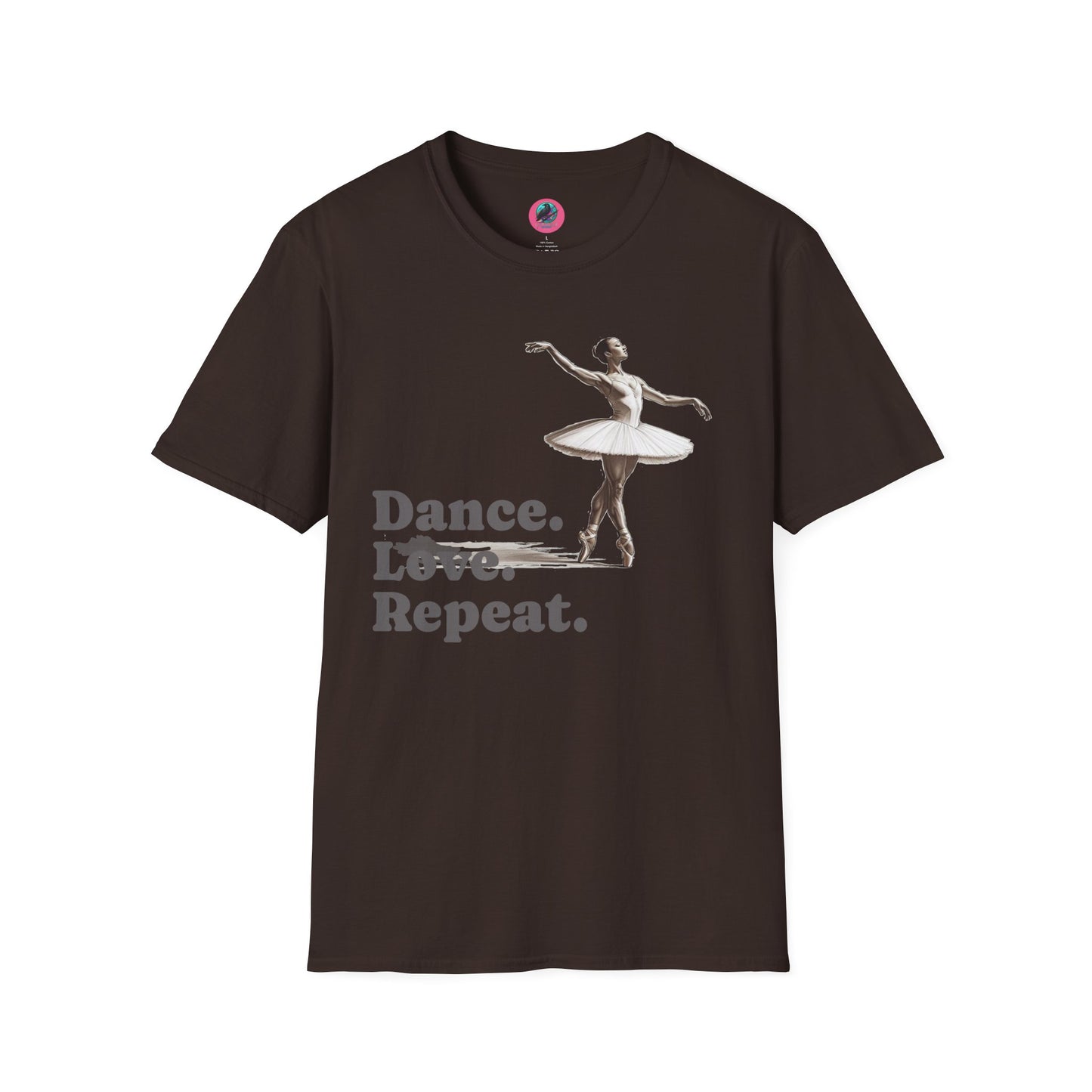 Dance. Love. Repeat. Ballerina Tee