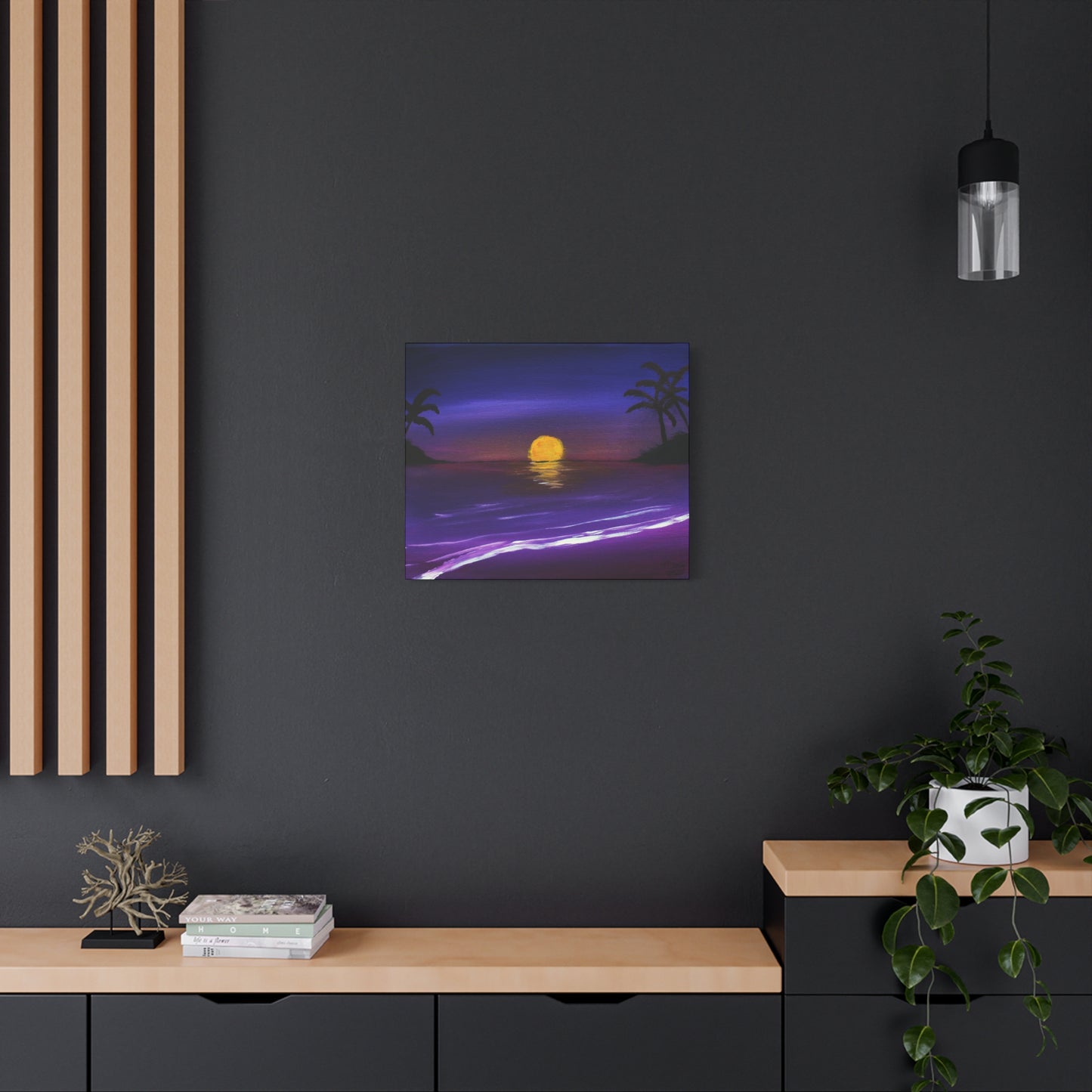 Amethyst Shore - Canvas Print