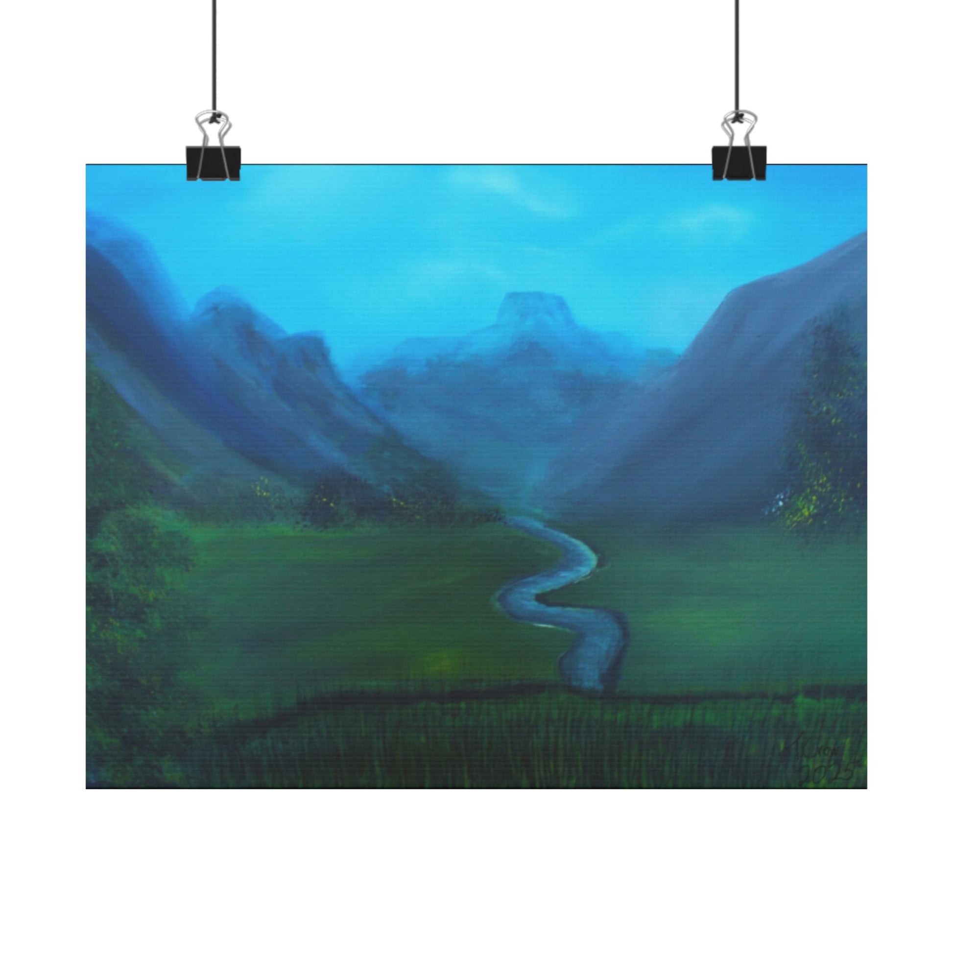 Whispers of the Valley - Matte Poster Print Printify