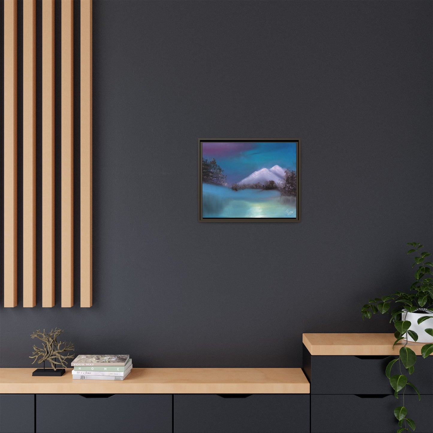 Winter's Light - Framed Canvas Print