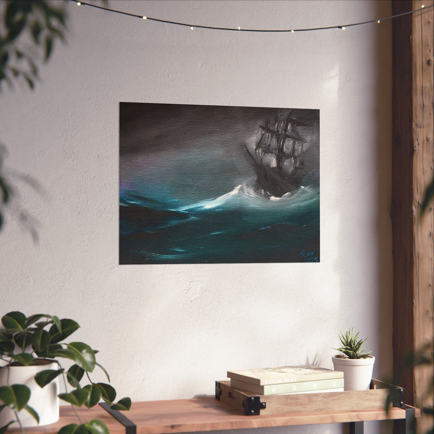 Stormy Seas - Matte Poster Print
