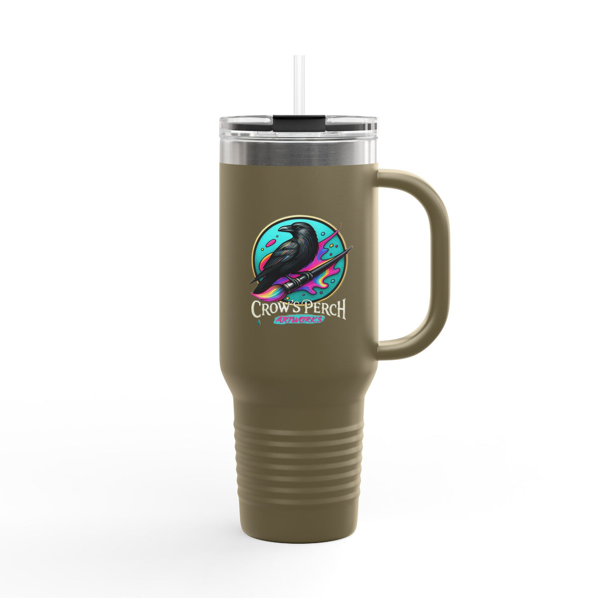 Crow's Perch Artworks Insulated Travel Mug, 40oz