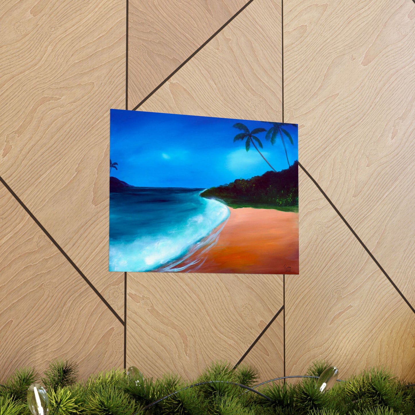 Sunlit Tide - Matte Poster Print