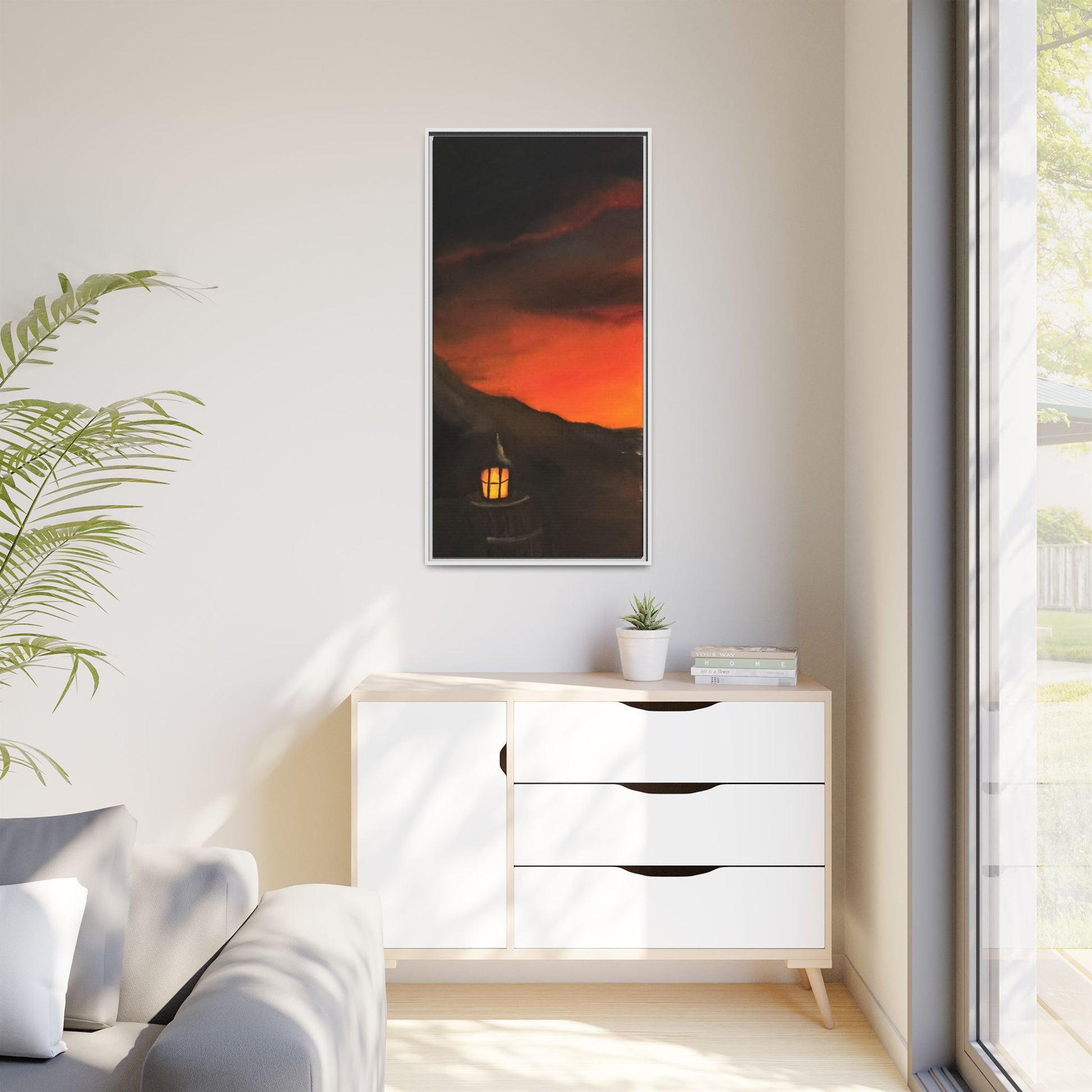 Pirate Ship Panel 1 - Framed Canvas Print Printify