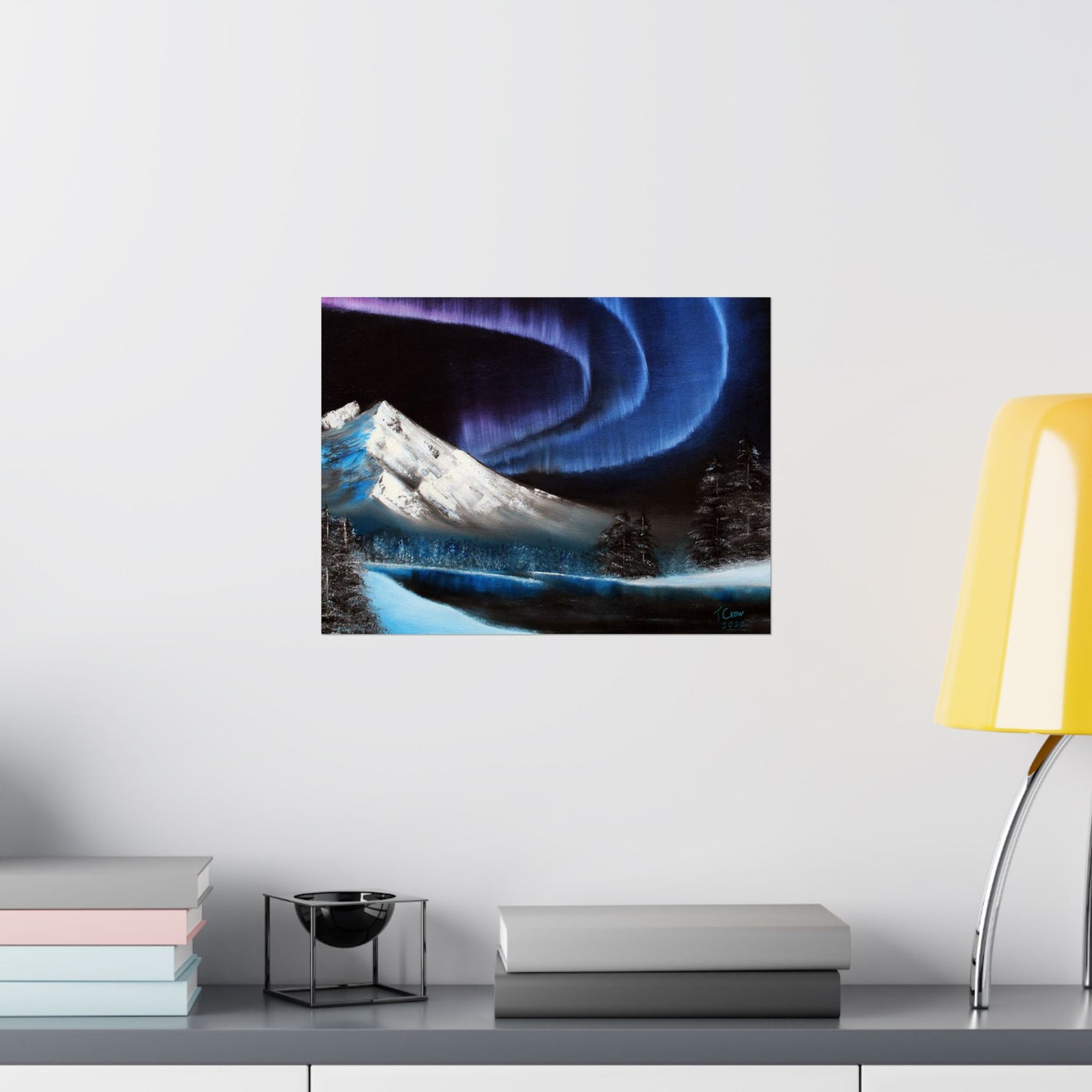 Beneath the Violet Sky - Matte Poster Print