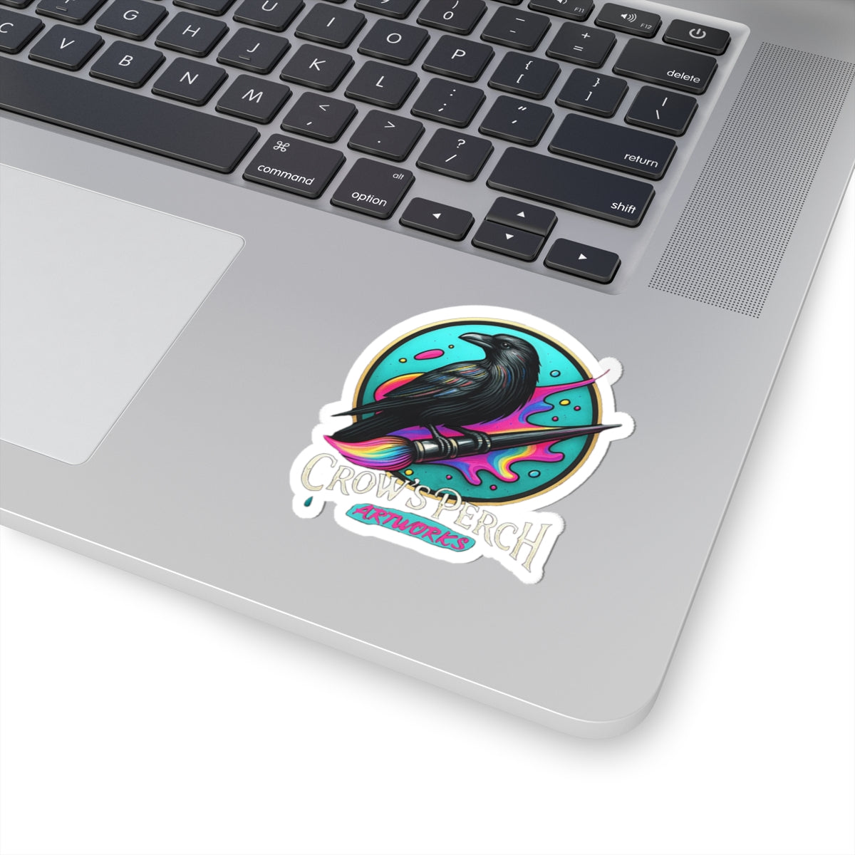 Crow's Perch Artworks Sticker | Perfect for Laptops, Notebooks, Gifts, Planner Decor, Creative Expression Printify