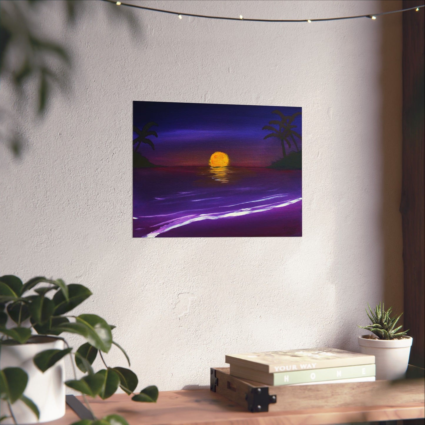 Amethyst Shore - Matte Poster Print