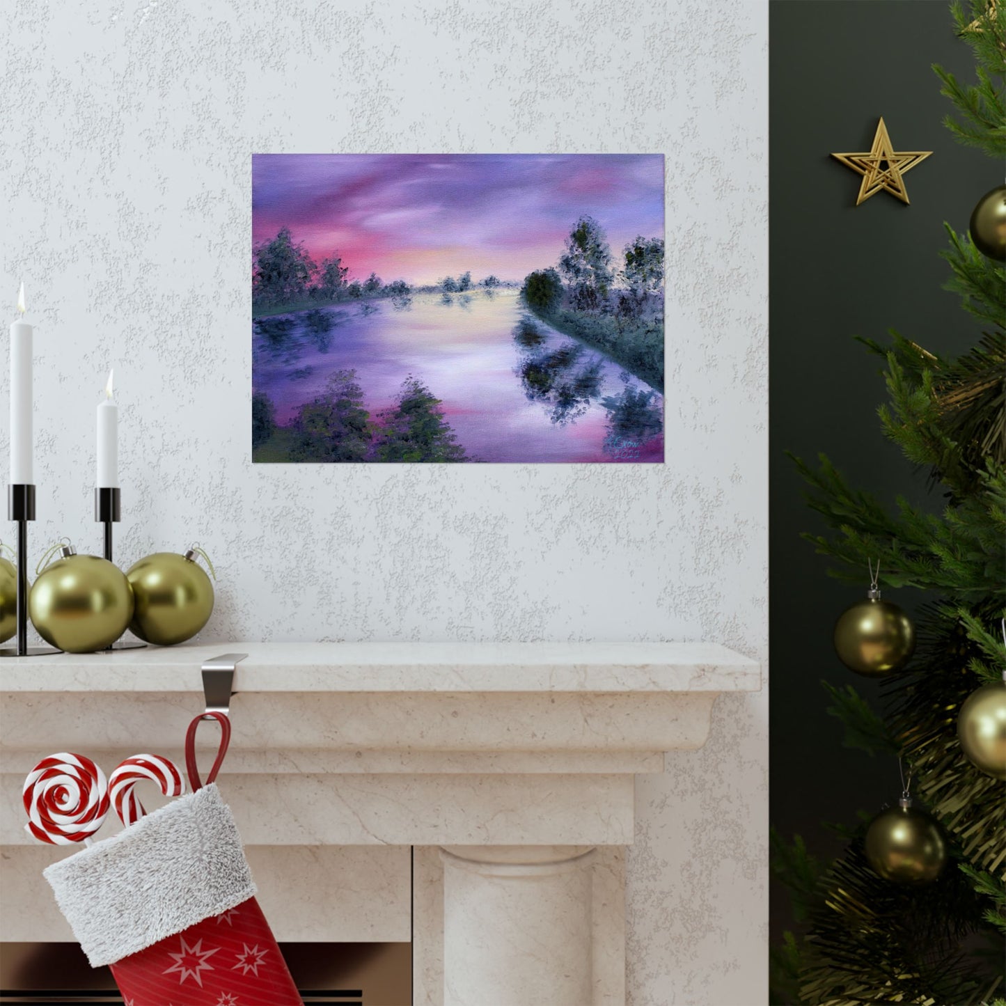 Lavender Lake - Matte Poster Print