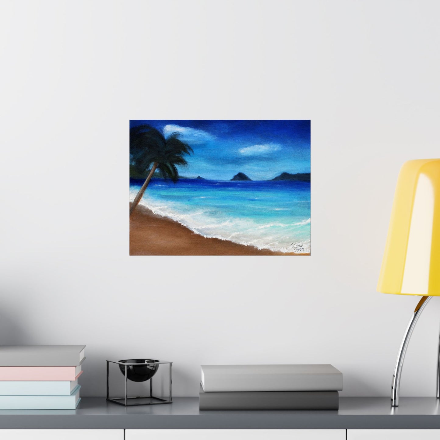 Tropical Beach - Matte Poster Print