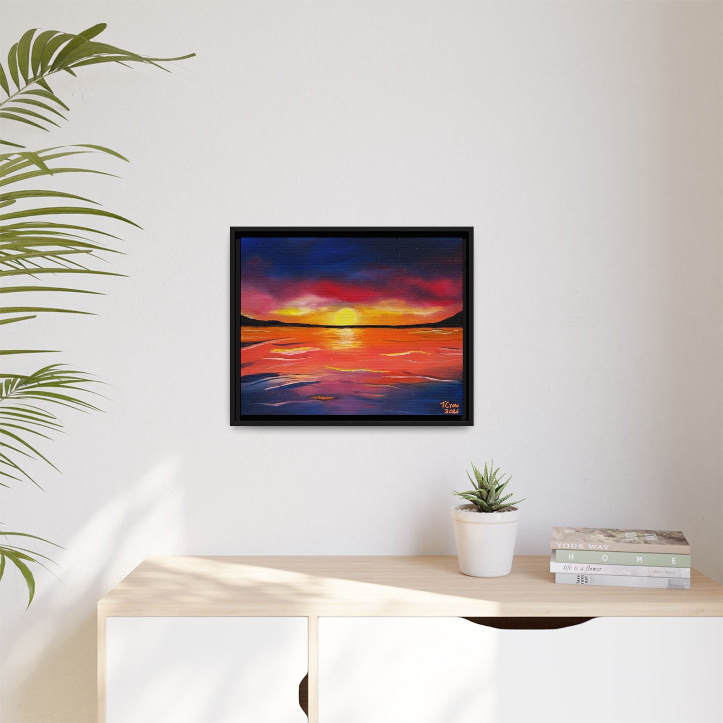 Coastal Dreams - Framed Canvas Print Printify