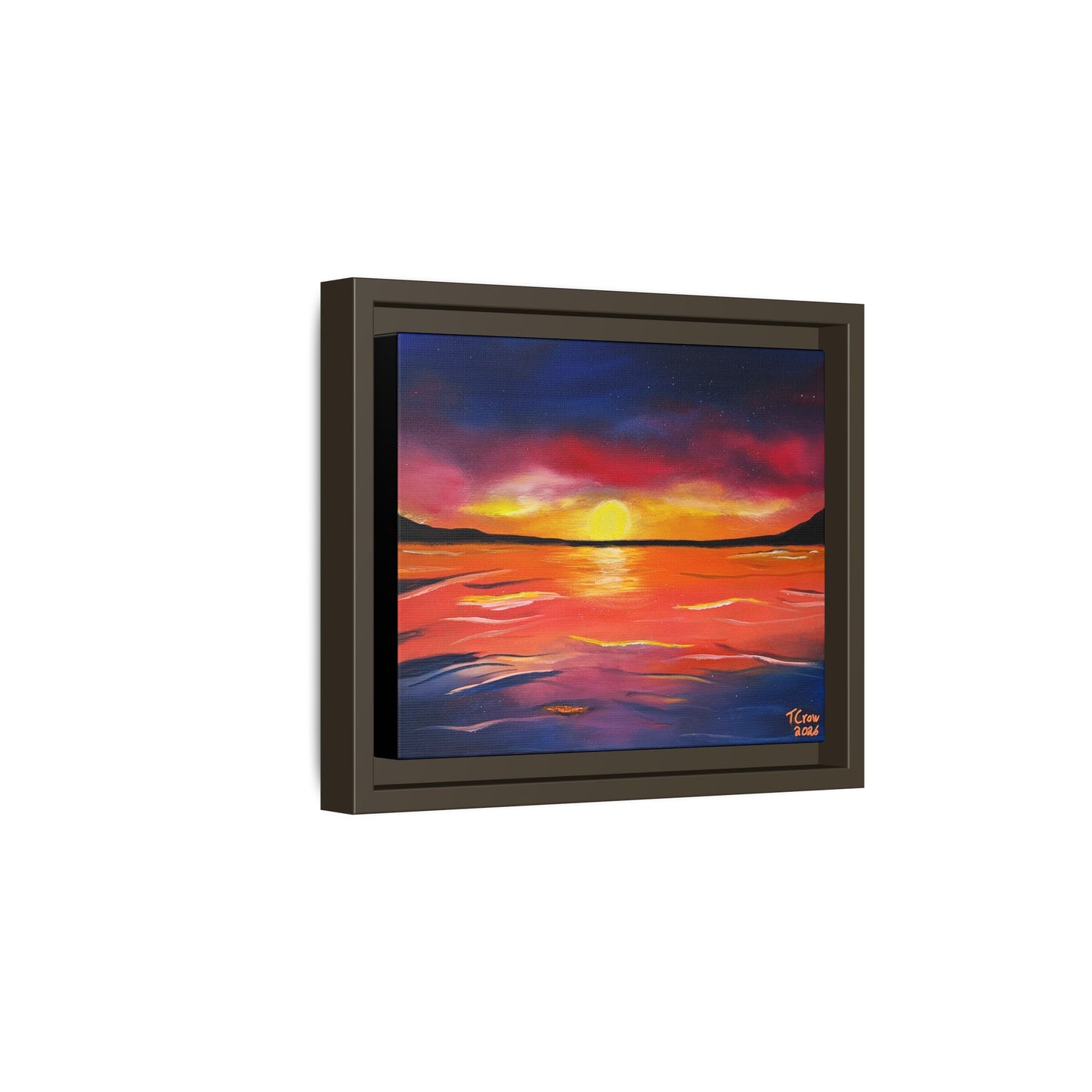 Coastal Dreams - Framed Canvas Print Printify
