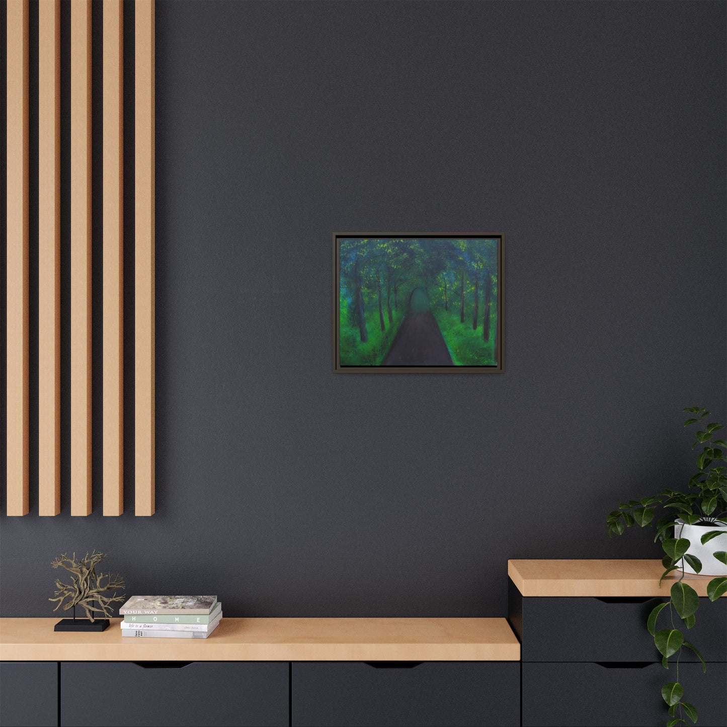 Mystical Forest - Framed Canvas Print